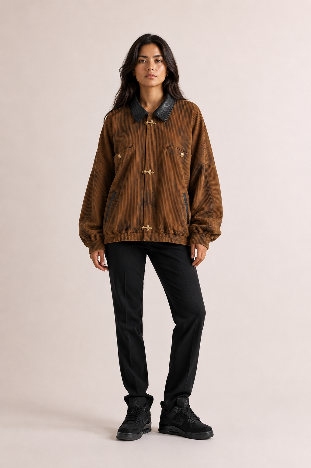 Chaqueta Bomber Concreto